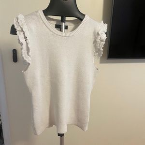 Brand New, no tags but never been worn white knit top